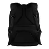 The back of a black backpack is shown against a white background. Náhled obrázku produktu
