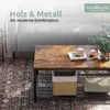 holz4home® Couchtisch Connie mit Gitterablage I 106x60x45cm Produktbild-Vorschau 4