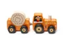 CUBIKA Traktor mit Anhängerkupplung - Holzpuzzle mit Magnet Produktbild-Vorschau 2