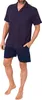 Normann Herren kurzarm Schlafanzug Shorty Pyjama zum Produktbild-Vorschau 2