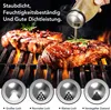Gewürzkarussell Drehbar, Edelstahl Einstellbare Streuen Produktbild-Vorschau 3