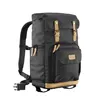 Mantona Luis Retro Fotorucksack schwarz mit Leder, Produktbild-Vorschau 1