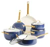 GreenPan Padova Reserve Topf & Pfannen-Set blau Produktbild-Vorschau 6