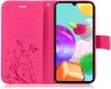 Handy Tasche für Samsung Hülle Handyhülle Blumen Flip Cover Produktbild-Vorschau 6