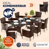 CASARIA® Gartenstühle 4er Set Polyrattan Stapelbar mit Produktbild-Vorschau 6