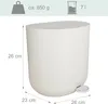 Odpadkový koš Relaxdays, 7 litrů, automatické zavírání, Náhled obrázku produktu 3