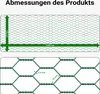 Ogrodzenie z siatki drucianej Wiltec zielone 120 cm x 10 m, Podgląd zdjęcia produktu 4
