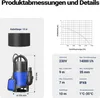 Schmutzwasserpumpe 900 W 14000 l/h Tauchpumpe Gartenpumpe Produktbild-Vorschau 3