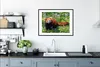 MuchoWow® Gerahmtes Poster Roter Panda - Blumen - Lila Produktbild-Vorschau 4