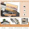COSTWAY Empfangstheke, Empfangstresen mit abschließbarer Produktbild-Vorschau 4