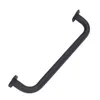 A black metal handle with mounting flanges on a white background. Náhled obrázku produktu