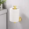 Delvant ESVAN držiak na toaletný papier kovový zlatý lesklý Náhľad obrázku produktu 2