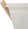 Relaxdays Liegestuhl Holz, Holz Strandliege mit Stoffbezug, Produktbild-Vorschau 10