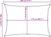 vidaXL Voile d'ombrage 160 g/m² blanc 6x8 m HDPE Voir les images du produit 7