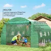 Outsunny Gewächshaus ca. 4 x 3 x 2 m Foliengewächshaus mit Produktbild-Vorschau 6