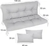 Auflage für Hollywoodschaukel 100x50x50 Gartenbankauflage Produktbild-Vorschau 2