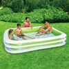 Familienschwimmbad Deluxe 2-Ringe 262X175X46 Cm Produktbild-Vorschau 2