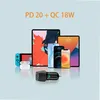 Adaptateur de charge pour voiture BOT QC18W + PD20W Voir les images du produit 4