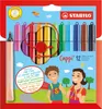 Filzstift mit Kappenring - STABILO Cappi - 12er Pack - mit Produktbild-Vorschau 1