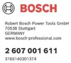 Bosch 2 607 001 611, 3 kusov, Torx, T20, Oceľ, T20, 25 mm Náhľad obrázku produktu 6