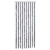 vidaXL Rideau moustiquaire gris et blanc 90x220 cm chenille Voir les images du produit 3