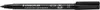 A black Staedtler Lumocolor permanent marker is shown horizontally against a white background. Produktbild-Vorschau