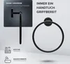 ovimar Handtuchring Halsnoy rund | Edelstahl schwarz matt | Produktbild-Vorschau 2