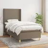vidaXL Boxspringbett mit Matratze Taupe 100x200 cm Stoff -  Produktbild-Vorschau 9