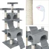 tectake® Barney Graffiatoio 170 cm con 2 scale, 4 topolini Anteprima dell’immagine prodotto 13