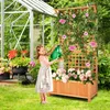COSTWAY Blumenkasten mit Spalier & Dach, Pflanzkasten Produktbild-Vorschau 9
