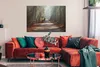MuchoWow® Poster Hirsche - Wald - Sonnenstrahlen 120x80 cm Produktbild-Vorschau 2
