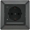 MILOS Schutzkontakt-Steckdose mit LED anthrazit, 250V/ 16A, Produktbild-Vorschau 1