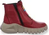 A single red boot is shown from the side against a white background. Produktbild-Vorschau