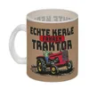 Echte Kerle fahren Traktor Glas Tasse in braun Produktbild-Vorschau 2