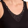 HERMKO 1440 3er Pack Damen Unterhemd mit Spitze - 100% Produktbild-Vorschau 3