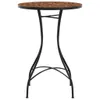 vidaXL Tavolo bistrot mosaico terracotta Ø50x70 cm Anteprima dell’immagine prodotto 4