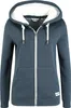 OXMO OXBinja Damen Lange Sweatjacke Kapuzenjacke Hoodie mit Produktbild-Vorschau 6