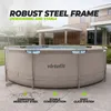 VirtuFit - Piscine ronde - Ø 366 x 100 cm - Beige - Inclut Voir les images du produit 4