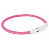 Trixie Flash Leuchtring USB Pink - XS-S Náhled obrázku produktu 3