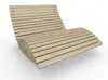 Holzliege Wellenliege Waldsofa Gartenliege Produktbild-Vorschau 5