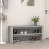 vidaXL Stojak na buty szary Sonoma 100x35x45 cm Materiał Podgląd zdjęcia produktu 2