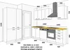 Küche Eko White 240 + 100cm weiß Küchenzeile Küchenblock Produktbild-Vorschau 2