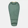 Kunstfaser-Schlafsack "Comfort Fiber Bag -1C" von Mammut in grün; mit Kapuze und Reißverschluss. Anteprima dell’immagine prodotto