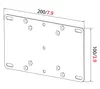 My Wall VESA Adapter adaptiert VESA 75/100 auf bis zu VESA Produktbild-Vorschau 2