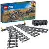 LEGO City Weichen, 6 Elemente, Erweiterungsset für Kinder, Produktbild-Vorschau 1