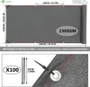 VOUNOT® Zaunblende 1.5×20m, Sichtschutz Zaun 230 g/m² HDPE Produktbild-Vorschau 2