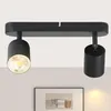 Spot de plafond LED ZMH noir à 2 ampoules, lampe de plafond Voir les images du produit 1