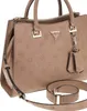 Braune Damenhandtasche mit Schulterriemen und Produktbild-Vorschau 8