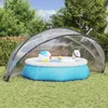 vidaXL Pool-Dome trasparente 546 x 516 x 250 cm PVC Anteprima dell’immagine prodotto 2