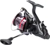 A studio shot of a fishing reel against a white background. Produktbild-Vorschau